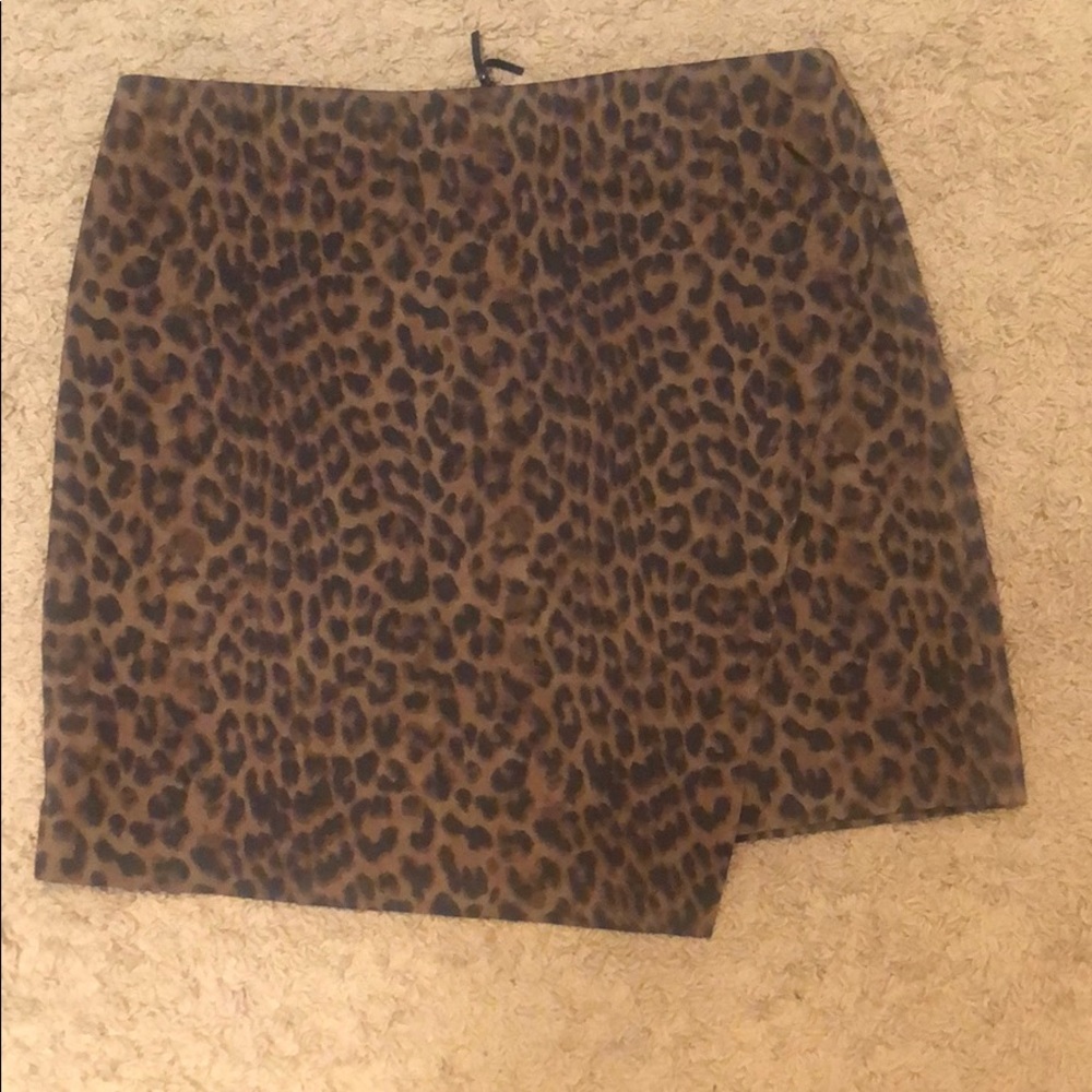 Ann Taylor Leopard Print Skirt